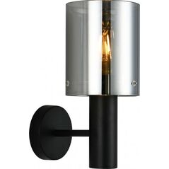 Kinkiet Italux Kinkiet ścienny dymiony Italux Sardo WL-5581-1A-BK+SG