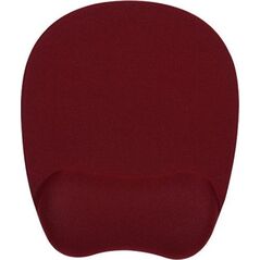 Podkładka Powerton Podkładka pod mysz, ergonomiczna, pianka zapamiętująca kształt, czerwone wino, Powerton