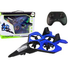 Samolot Dron RC Niebieski Myśliwiec Zdalnie Sterowany Pilot LEAN Toys