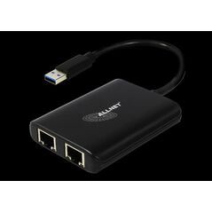 Allnet ALLNET USB 3.0 Type-A Προσαρμογέας Netzwerk 2x + 1x USB 3.0 Hub ALL-NC-2G-102-USB-A ALLTRAVEL* 13691828 4038816218568