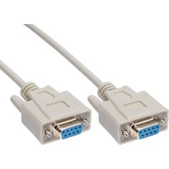 InLine 15 τεμ. Μαζική συσκευασία InLine® Null Modem Cable DB9 θηλυκό σε θηλυκό 10m 14070425 4043718316250