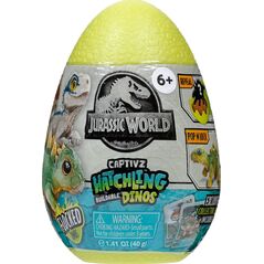 CAPTIVZ CAPTIVZ αυγό γλίτσας με φιγούρα δεινοσαύρου Jurassic Flocked Hatchlings, ποικιλία, 670 14185607 840148210349