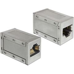 Delock Adapter RJ45 Męski / Męski Cat.6A (86165)