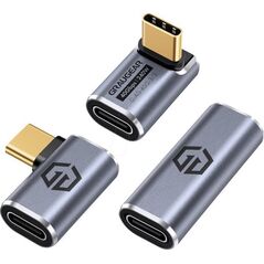 Προσαρμογέας USB Graugear GRAUGEAR 40Gbps Προσαρμογέας USB-C Πακέτο αλουμινίου 3er 13672988 4260746551020