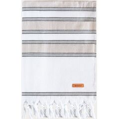 Beach towel BRICINI, 90 x 180 cm, beige, 100% cotton