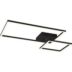 Lampa sufitowa Trio RL Nowoczesny plafon przysufitowy czarny Trio RL PADELLA R62642132