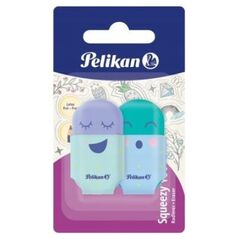 Pelikan 606219 gumka Plastik Wielobarwny 2 szt.