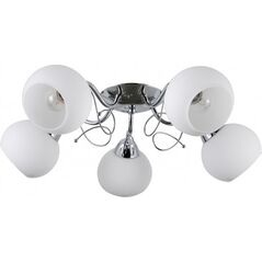 Lampa sufitowa Italux Lampa przysufitowa chrom do salonu Italux Masseri PND-6895-5