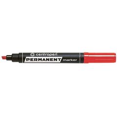 Centropen marker czerwony permanentny ścięta końcówka 1,00-4,60mm (585760104)