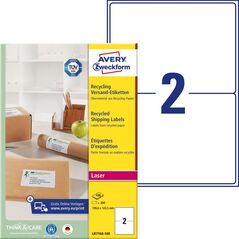 AVERY Avery QuickPEEL, White, A4, 199,6 mm, 143,5 mm, 200 pc(s), 100 φύλλα 13798313 4004182651643