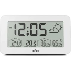 Μετεωρολογικός σταθμός Braun Braun BC 13 W DCF Digital Weather Station λευκό 13965880 4007218676054
