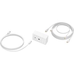 Vision VISION Techconnect Modulares AV-Panel with Kabeln - LEBENSLANGE GARANTIE - 3 Meter Kabel - 4K bei 60 Hz - Einfaches Paket zur Installation von Touchpanel-Displays or Projectoren - Enthalt britische Doppel-Gang-Aufpelzdmen 13967818 9792795000006