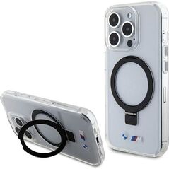 BMW BMW BMHMP15XURST iPhone 15 Pro Max 6.7" przeźroczysty/clear hardcase Ring Stand M Collection MagSafe