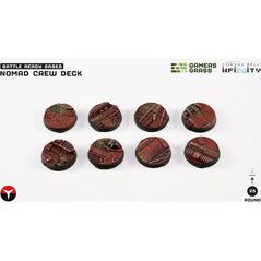 Gamers Grass Gamers Grass: infinity - Nomad Crew Deck - Round 25mm (8x) 13674197 738956791061