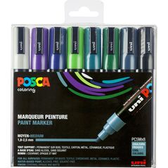 Posca Posca - PC5M - Medium Tip Pen - Cool χρώματα, 8 pc /Arts and Crafts /Multi 13800069 3296280033440