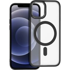 OEM Futerał MATTE MAG COVER kompatybilny z MagSafe do IPHONE 12 / 12 Pro czarny