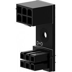 Singularity Singularity Computers 6-pin PCIe 180 Grad Adapter D+D 13672155 9351182003435