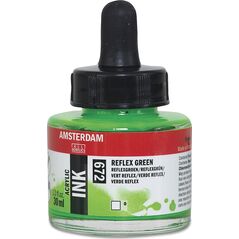 Artequipment Amsterdam Acrylic Ink Bottle Reflex Green 672 13801153 8712079389833