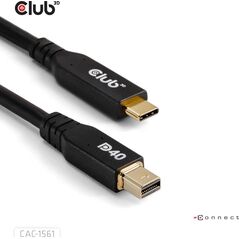 Kabel Club 3D Club3D Kabel   USB Typ C   MiniDP 2.1    2m  8K30Hz St/St retail