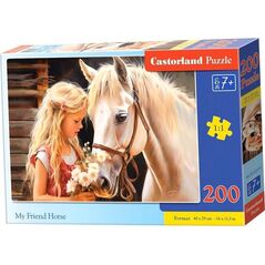 Castorland Puzzle 200 My Friend Horse CASTOR 13910784 5904438222315