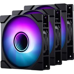 PHANTEKS M25 Gen2 PWM D-RGB Lüfter, 3er-Pack - 120mm, schwarz
