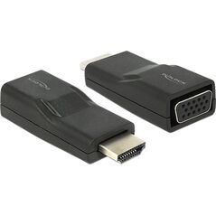 Adapter AV Delock HDMI - D-Sub (VGA) czarny (65655)