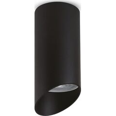 Oprawa natynkowa / tuba Maclean, punktowa, okrągła, aluminiowa, GU10, 55x130mm, kolor czarny, MCE360 B