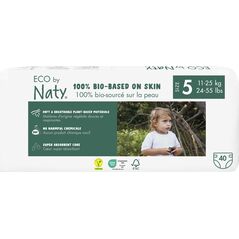 Eco by NATY diapers 5 Junior dydis, 40pcs