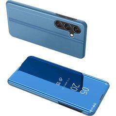 Hurtel Clear View Case etui Samsung Galaxy A54 5G pokrowiec z klapką niebieskie