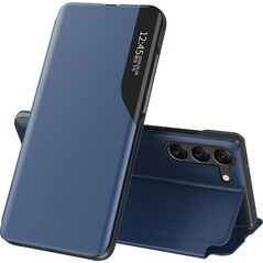 Hurtel Etui Eco Leather View Case do Xiaomi POCO C65 / Redmi 13C z klapką - niebieskie