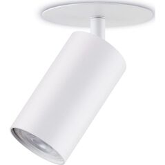 Oprawa podtynkowa / tuba Maclean, punktowa, okrągła, aluminiowa, GU10, 55x100mm, kolor biały, MCE364 W