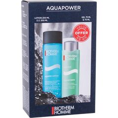 Biotherm Homme Set Biotherm: Aquapower, ενυδατικό, gel, για πρόσωπο, 75 ml + Aquapower, καταπραϋντικό και τονωτικό, λοσιόν, για πρόσωπο, 200 ml για άνδρες 14240199 3660732087884