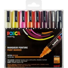Posca Posca - PC5M - Medium Tip Pen - Ζεστά χρώματα, 8 pc /Arts and Crafts /Multi 13800072 3296280033457