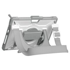 UAG Plasma - obudowa ochronna z wbudowaną podstawką oraz paskiem na ramię i dłoń do Microsoft Surface GO 1/2/3 (wersja OEM) (white/gray)