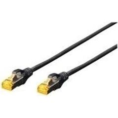 Digitus Patchcord - RJ-45 (M) 50 cm - SFTP - CAT 6a - Czarny (DK-1644-A-005 / BL)