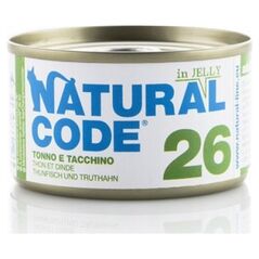 Natural Line s.r.l NATURAL CODE KOT 85g TUŃCZYK/INDYK gal 26 /24
