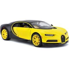 Maisto Model kompozytowy Bugatti Chiron żółto-czarny 1/24