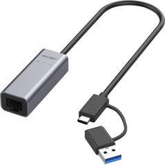 Allnet ALLNET USB 3.0 Type-C&A Ethernet Adapter 2.5 Multi-Gigabit LAN ALL-NC-2.5G-USBC/A *ALLTRAVEL* 13691812 4038816128812