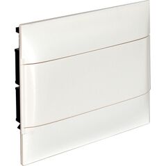 Legrand Πίνακας διακόπτη κυκλώματος LEGRAND PRACTIBOX S, 12 μονάδες, εσοχή, λευκό με δύο λευκά 13564204 3414971197732