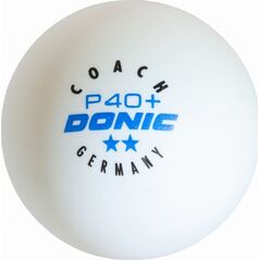 Μπάλα επιτραπέζιας αντισφαίρισης Donic DONIC P40+ Coach 2 αστέρων 120 τμχ Λευκό 13960676 4250819003044