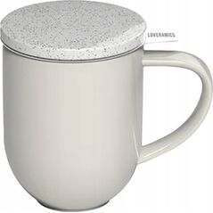 Tea mug with an infuser and lid Loveramics Pro Tea Beige, 300 ml