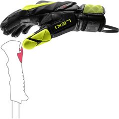 ΓΑΝΤΙΑ Leki LEKI WCR Venom SL 3D black-ice lemon 7.0 13529226 4028173326525