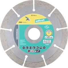 Δίσκος κοπής Wolfcraft Diamond 125 universal PRO, wolfcraft 13616904 4006885831407