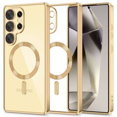 Case SAMSUNG GALAXY S25 ULTRA Tech-Protect MagFlex MagSafe Shiny gold 5906302360062