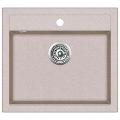 Zlewozmywak Aquasanita Quadro SQQ100, 110 Beż