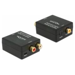 Adapter AV Delock Toslink - RCA (Cinch) czarny (63477)