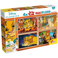 LISCIANI DISNEY PUZZLE MAXIFLOOR 4 X 48 KRÓL LEW