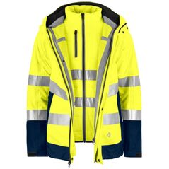Projob Kurtka Odblaskowa ProJob 6446 3in1 Yellow/Navy
