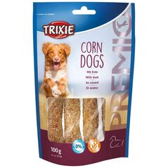 Trixie Przysmak PREMIO Corn Dogs (kaczka i skóra surowa), 100g
