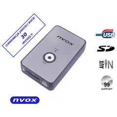 Nvox Zmieniarka cyfrowa emulator 12PIN, MP3, USB, SD, BMW (NV1080A BMW 12PIN)